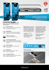 MyScreen Protector My Screen protector ZAŠČITNO KALJENO STEKLO Honor Magic 6 Pro - DIAMOND GLASS EDGE 3D - črn