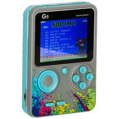 WOWO Prenosna igralna konzola mini retro siva