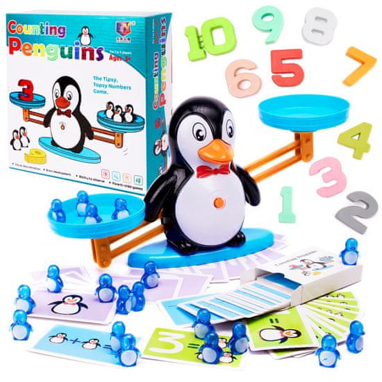 WOWO Učna tehtnica za učenje štetja - Big Penguin