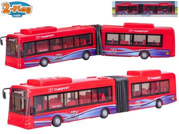 2-Play Prometni avtobus 39 cm s prostim tekom