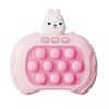 Pop It Rabbit interaktivna igrača za otroke, roza