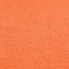Vidaxl Brisače 10 kos oranžna 100x200 cm 360 g/m² 100% bombaž