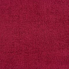 Vidaxl Komplet brisač 8-delni bordo 360 gsm 100% bombaž