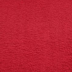 Vidaxl Brisače 10 kos rdeča 100x200 cm 360 g/m² 100% bombaž