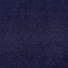 Vidaxl Komplet brisač 12-delni mor. modra 360 gsm 100% bombaž