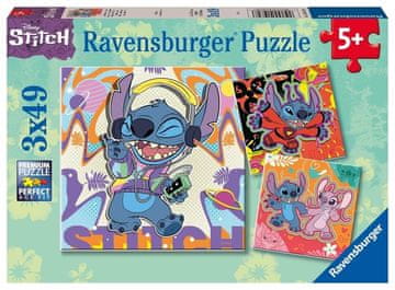 shumee 2D 3x49 Disney Stitch sestavljanka za otroke