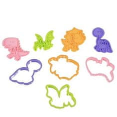 Kruzzel Plastelin dinozaver set