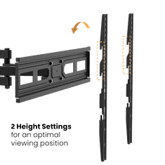 Robaxo RTM-3780 stenski nosilec za televizor, 94 cm do 203 cm , 37- 80, črn
