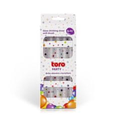 Toro KOMPLET STEKLENIH SLAMIC 4 KOSI + 1 KOS KRTAČKE ZA ČIŠČENJE