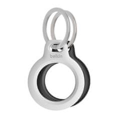Belkin Secure AirTag etui z obeskom za ključe - črno in belo - 2pack