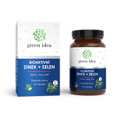 Green idea Bioaktivni cink + selen - kapsule 60 kosov
