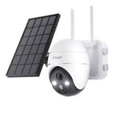 MojPlanet Brezžična zunanja kamera 5MP WiFi ieGeek ZS-GX4S bela s solarno ploščo