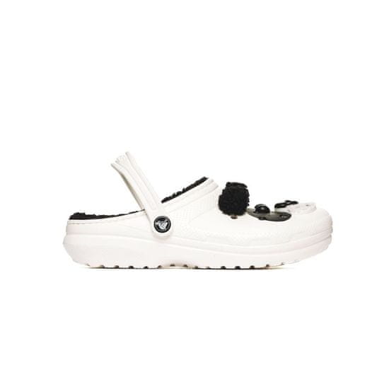 Crocs Cokle bela Classic Lined Iam Panda Bear Clog
