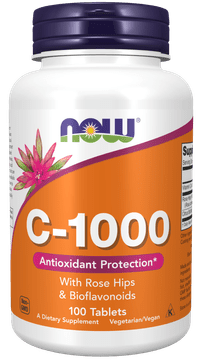 NOW Foods Vitamin C-1000 s šipkom in bioflavonidi (100 tablet)