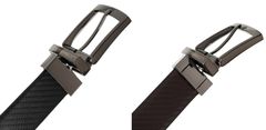Peterson Dwustronny pasek męski z obrotową klamrą - Peterson