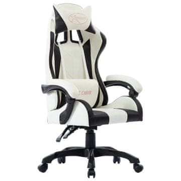 Vidaxl Racing stol umetno usnje