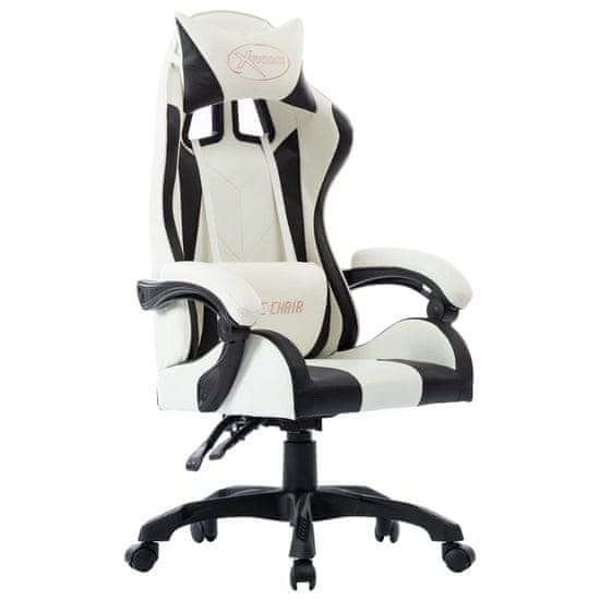 Vidaxl Racing stol umetno usnje