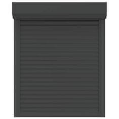 Vidaxl Rolete iz aluminija 80x100 cm antracitne