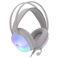 White Shark gaming slušalke GH-2444 PEACOCK bele RGB