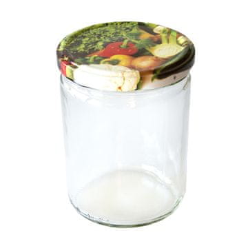 M.A.T Group Kozarec za vlaganje 440ml TWIST 82 + pokrovčki mix (8 kosov)