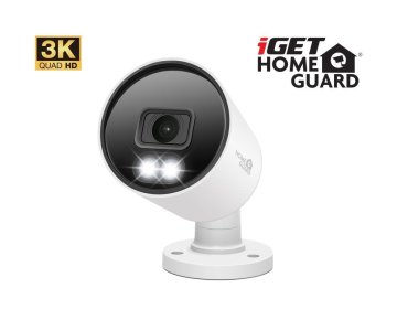 iGET HGPRO858 - CCTV kamera 3K, SMART zaznavanje, IP66, zvok, IR nočna luč 40 m, LED luč 30 m