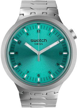 Swatch Big Bold Irony Aqua Shimmer SB07S100G