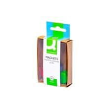 Q-Connect Komplet magnetov 20 mm, mešanica barv, 6 kosov