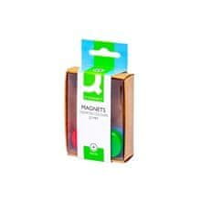 Q-Connect Komplet magnetov 25 mm, mešanica barv, 4 kosi