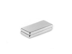 Magnet 10x20 mm - nikelj (2 kosa)
