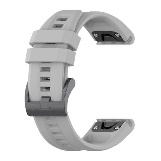 BStrap Silicone Carson pašček za Garmin Fenix 5x / 5x Plus / 6x / 6x Pro / 7x / 8 51mm, gray