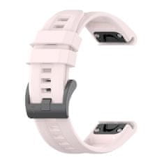 BStrap Silicone Carson pašček za Garmin Fenix 5x / 5x Plus / 6x / 6x Pro / 7x / 8 51mm, light pink