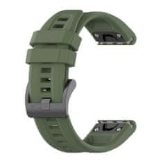 BStrap Silicone Carson pašček za Garmin Fenix 5x / 5x Plus / 6x / 6x Pro / 7x / 8 51mm, army green