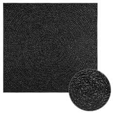 shumee vidaXL Preproga ZIZUR antracit 120x120 cm videz jute notranja/zunanja