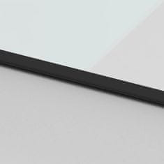 Vidaxl Drsna vrata z opremo 76x205 cm kaljeno steklo in aluminij
