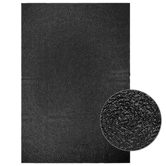 shumee vidaXL Preproga ZIZUR antracit 200x290 cm videz jute notranja/zunanja