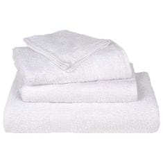 Vidaxl Brisače za roke 10 kos bela 50x100 cm 360 g/m² 100% bombaž