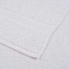 Vidaxl Brisače za tuširanje 25 kos bela 70x140 cm 360 g/m² 100% bombaž