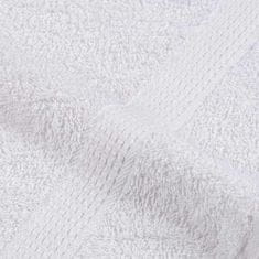 Vidaxl Brisače 25 kos bela 100x200 cm 360 g/m² 100% bombaž