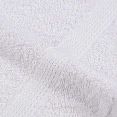 Vidaxl Brisače za tuširanje 2 kos bela 70x140 cm 360 g/m² 100% bombaž