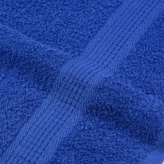 Vidaxl Brisače za tuširanje 2 kos modra 70x140 cm 360 g/m² 100% bombaž