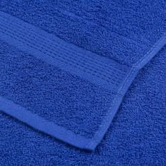 Vidaxl Brisače za savno 2 kos modra 80x200 cm 360 g/m² 100% bombaž