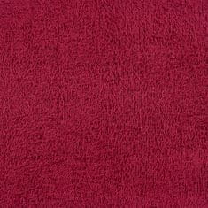 Vidaxl Brisače 10 kos bordo 30x30 cm 360 g/m² 100% bombaž