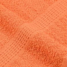 Vidaxl Brisače za roke 10 kos oranžna 50x100 cm 360 g/m² 100% bombaž