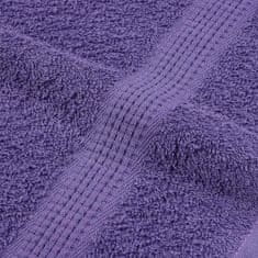 Vidaxl Brisače za savno 4 kos vijolična 80x200 cm 360 g/m² 100% bombaž
