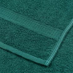 Vidaxl Brisače za savno 2 kos zelena 80x200 cm 360 g/m² 100% bombaž