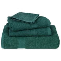 Vidaxl Kopalne brisače 10 kos zelena 100x150 cm 360 g/m² 100% bombaž
