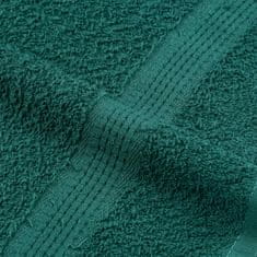 Vidaxl Brisače 2 kos zelena 100x200 cm 360 g/m² 100% bombaž