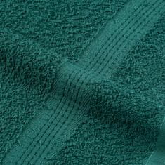 Vidaxl Brisače za savno 2 kos zelena 80x200 cm 360 g/m² 100% bombaž