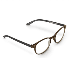 Hama Bralni pripomoček, reciklirana plastika, prozorna rjava/črna mat +3,0 dpt