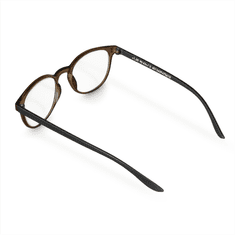 Hama Bralni pripomoček, reciklirana plastika, prozorna rjava/črna mat +3,0 dpt